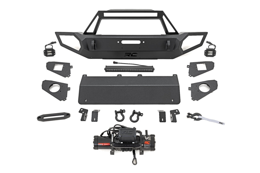 Defensa Delantera con Malacate | 9500S | Jeep Gladiator JT/Wrangler JK & JL/Wrangler Unlimited 4WD