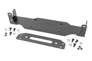 Placa de Montaje de Malacate | Modular Acero OE Defensa | Jeep Gladiator JT/Wrangler JL (18-26)