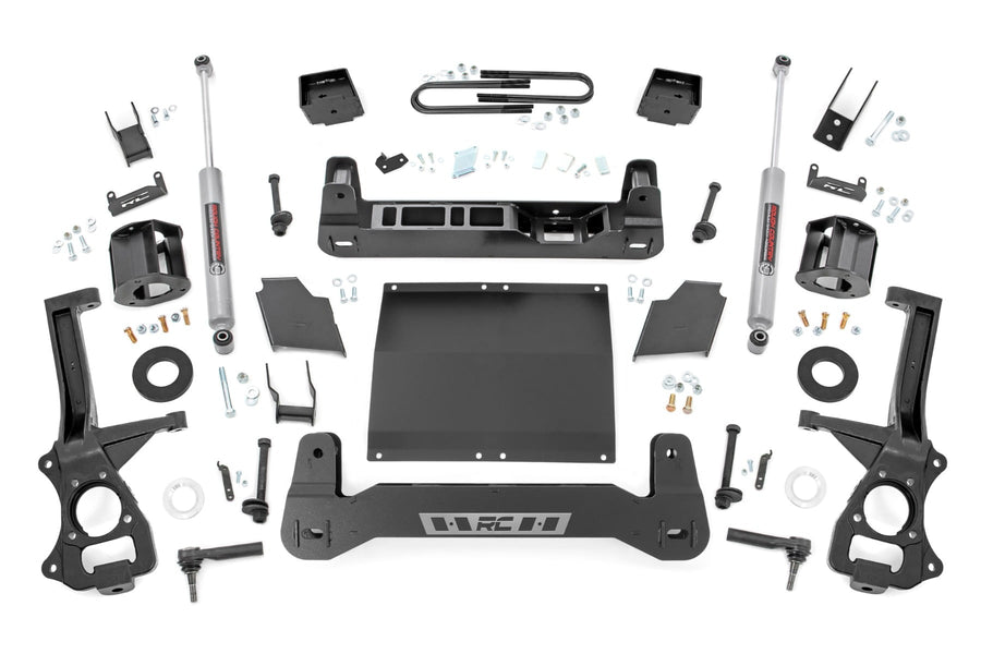 Kit de Elevación de 6 Pulgadas | Muelle Monohoja Trasero | Diésel | GMC Sierra 1500 2WD/4WD (19-24)