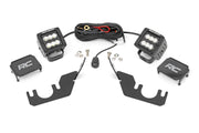 Kit de Luces LED | Montaje Trasero | 2" Negro Pair | Flood | Kawasaki Teryx 4 1000/Teryx4 800