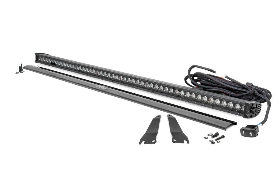 Kit de Luces LED | Montaje en Jaula | 50" Negro Single Row | Kawasaki Teryx 4 1000/Teryx4 800