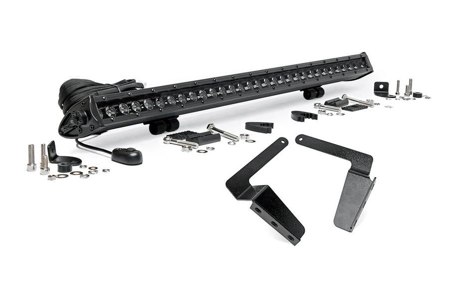 Kit de Luces LED | Montaje de Defensa | 30" Negro Single Row | Toyota Tundra (14-21)
