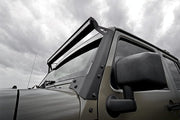 Luz LED | Montaje en Parabrisas | 50" Negro Dual Row | Ámbar DRL | Jeep Wrangler JK (07-18)