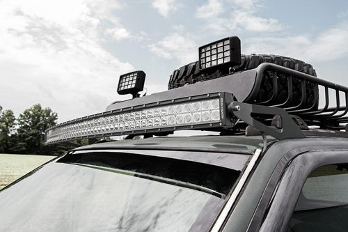 Montaje para Luz LED | Parabrisas Superior | 50" Curvo | Jeep Grand Cherokee ZJ (93-98)