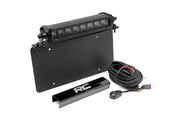 Kit de Luces LED | License Plate Mount | 8" Single Row Serie Negro