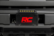 Kit de Luces LED | License Plate Mount | 8" Single Row Serie Negro