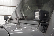 Montaje para Luz LED | Parabrisas Inferior | Pod | Jeep Wrangler JK/Wrangler Unlimited (07-18)