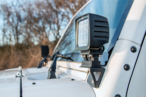 Montajes para Luces | Parabrisas Inferior | Jeep Wrangler JK/Wrangler Unlimited  (07-18)