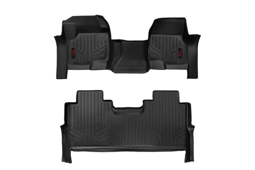 Tapetes | Delantero y Trasero | FR Banca | Ford F-250/F-350 Super Duty 2WD/4WD (17-26)