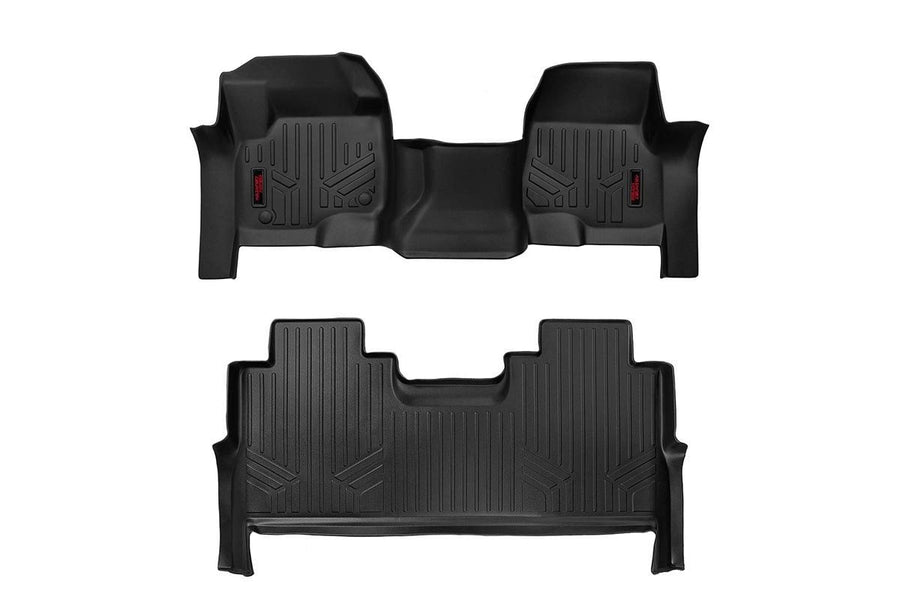 Tapetes | Delantero y Trasero | FR Banca | Ford F-250/F-350 Super Duty 2WD/4WD (17-26)