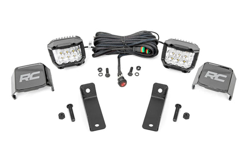 Kit de Luces LED | Montaje Trasero | 2" Cromado Pair | Ángulo Amplio | Can-Am Maverick Sport 1000R
