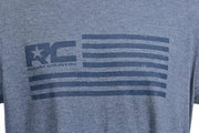 Playera Rough Country | Bandera Americana | Azul | MD