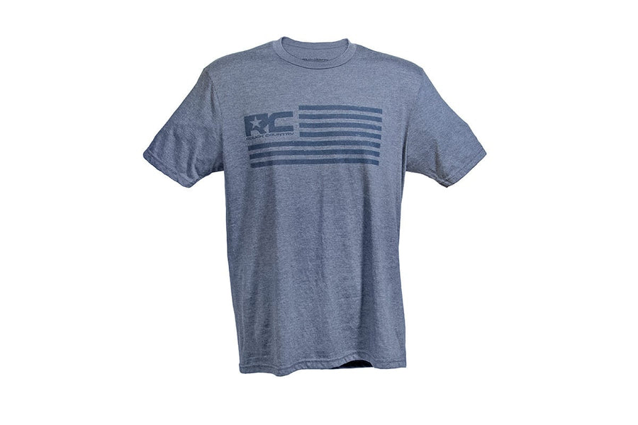 Playera Rough Country | Bandera Americana | Azul | SM