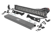 Kit de Luces LED | Montaje de Defensa | 20" Negro Dual Row | Blanco DRL | Jeep Grand Cherokee WK2 (11-20)