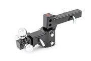 Enganche de Remolque Ajustable | 6 Inch Drop | Multi-Ball Mount | Compatible con Recibidor de 2 Pulgadas