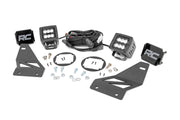 Kit de Luces LED | Montaje para Faros de Niebla | 2" Negro Pair | Spot | Nissan Frontier (05-20)
