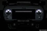 50 Inch LED Serie Negro Light Bar | Dual Row | Blanco Frío DRL