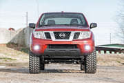 Kit de Luces LED | Montaje para Faros de Niebla | 2" Negro Pair | Spot | Nissan Frontier (05-20)