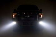 Kit de Luces LED | Montaje para Faros de Niebla | Dual 2" Negro Pairs | Spot | Ford F-150 (15-17)
