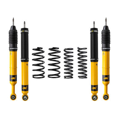 Nitro Plus kit delantero 1-2 in/0-330 lb, trasero 2 in/660 lb