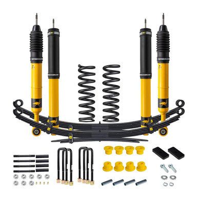 Nitro Plus kit delantero 2 in/0 lb, trasero 2 in/600 lb