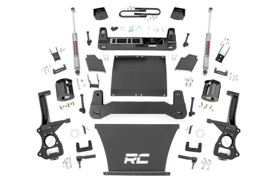 Kit de Elevación de 6 Pulgadas | Muelle Monohoja Trasero | Chevy Silverado 1500 4WD (2022-2024)