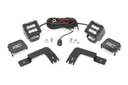 Luz LED | Montaje Debajo de la Caja | 2" Negro Pair | Flood | Polaris XPEDITION ADV 5