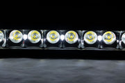 12 Inch LED Serie Negro Light Bar | Single Row | Blanco Frío DRL