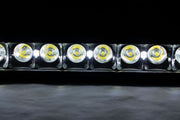 30 Inch LED Serie Negro Light Bar | Single Row | Blanco Frío DRL
