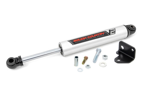 V2 Estabilizador de Dirección | Soporte de Reubicación | Jeep Wrangler JK/Wrangler Unlimited (07-18)