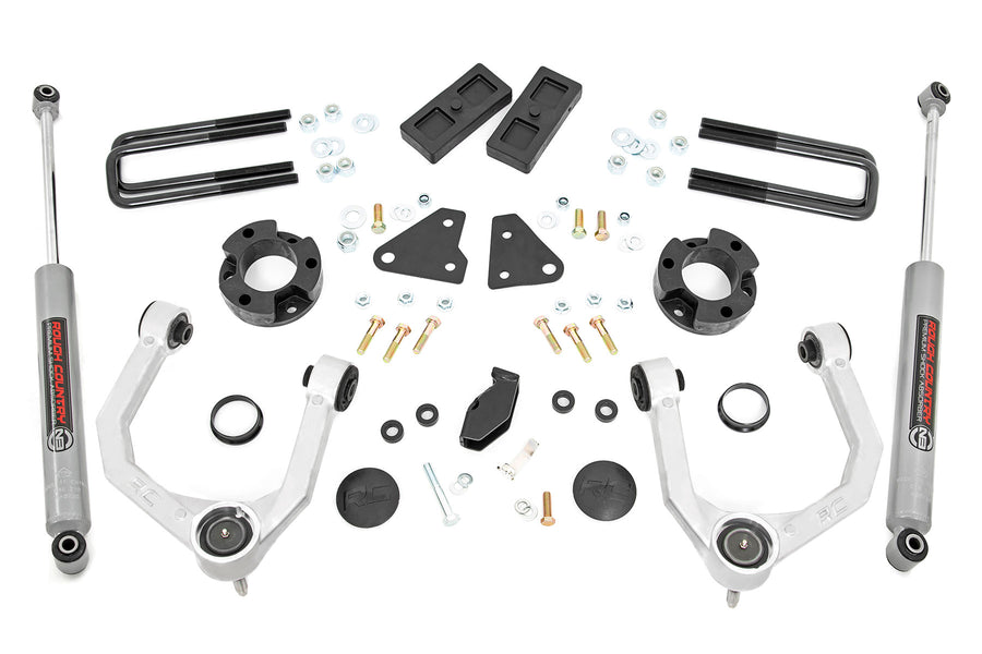 Kit de Elevación de 3.5 Pulgadas | N3 | Knuckles de Acero Fundido | Ford Ranger 4WD (2019-2023)