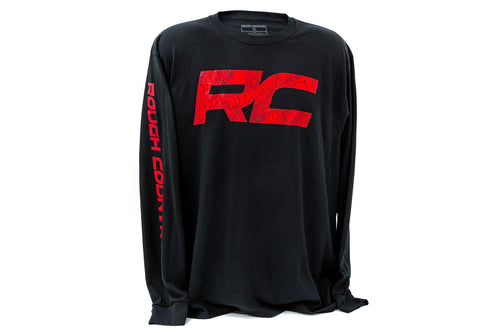 Playera Manga Larga Rough Country | Playera RC Tread | Negro | XL