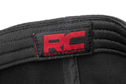 Gorra Rough Country | Visera Plana | Rojo Logo | Negro