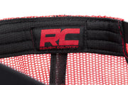 Gorra Rough Country | Rojo Malla | Parche Rough Country | Negro/Rojo