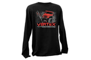 Playera Rough Country | Long Sleeve | Vertex | Negro | SM