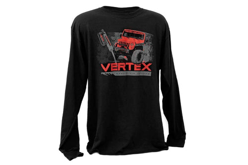 Playera Rough Country | Long Sleeve | Vertex | Negro | SM