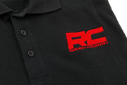 Playera Polo Rough Country | Logo Rough Country | Negro | Algodón | Talla M