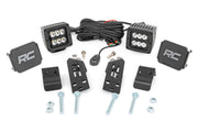 Kit de Luces LED | "A" Pillar Mount | 2" Negro Pair | Spot | Polaris RZR PRO XP