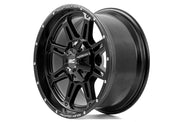 Rough Country 94 Serie Rin | Una Pieza | Negro Mate | 20x10 | 6x5.5/6x135 | -18mm