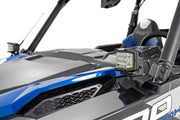 Kit de Luces LED | Montaje en Jaula | 2" Negro Pair | Spot | Polaris General XP 4 1000