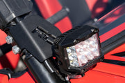 Kit de Luces LED | Montaje en Jaula | 2" Cromado Pair | Ángulo Amplio | Honda Talon 1000