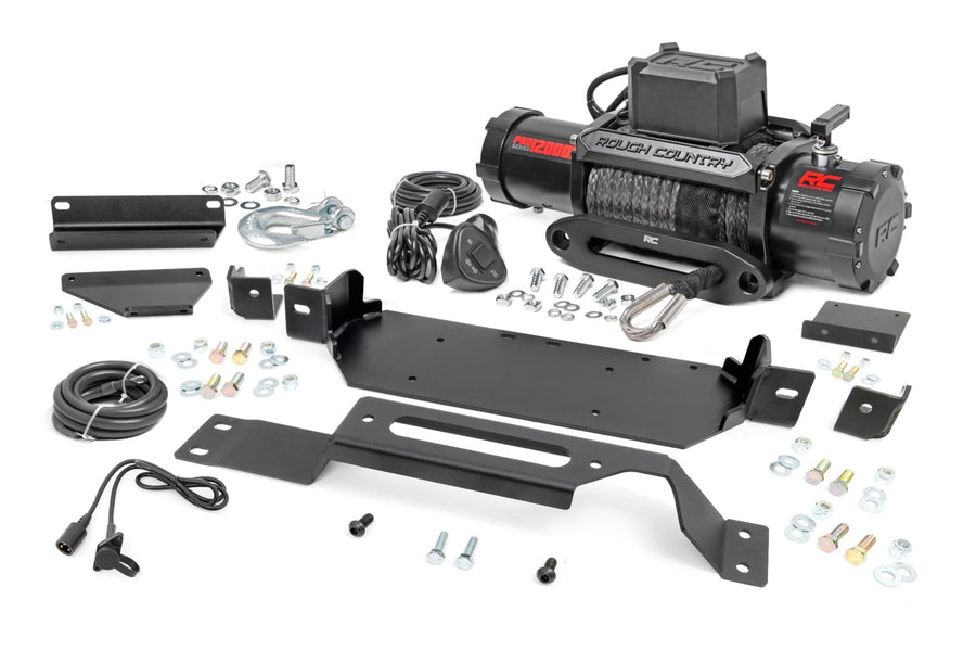Montaje Oculto de Malacate | PRO12000S | Ford F-250/F-350 Super Duty 2WD/4WD (20-22)