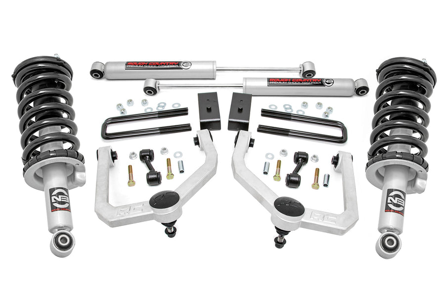 Kit de Elevación de 3 Pulgadas | N3 Struts & Shocks | Nissan Titan 4WD (2017-2024)
