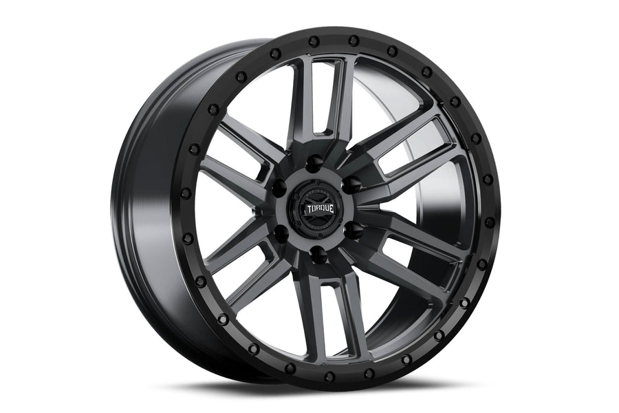 Torque Pritchett | Antracita con Labio Negro | 18x9 | 6x5.5 | -12mm