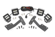 Kit de Luces LED | Montaje tipo Ditch | Dual 2" Negro Pairs | Spot/Flood | Toyota Tundra (14-21)