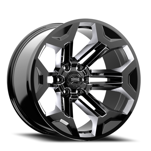 Pulso de Torque | Negro Brillante | 20x9 | 6x5.5 | -12mm