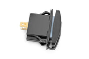 Inserto de Interruptor USB | 2x1 with Logo | Azul Back Light