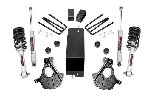 Kit de Elevación de 3.5 Pulgadas | Brazo de Control Inferior Aluminio/Acero Estampado | N3 Strut | Chevy/GMC 1500 (14-18 & Classic)