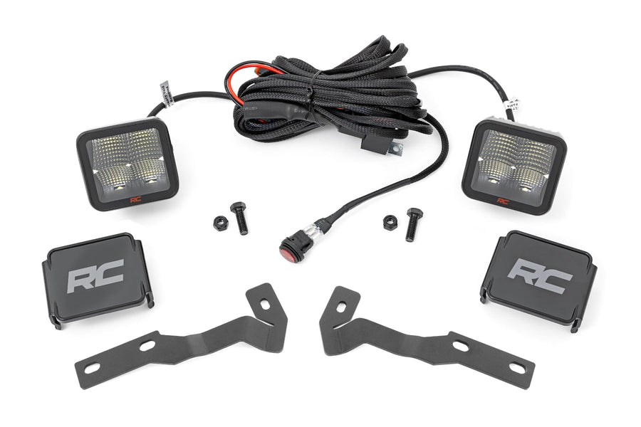 Kit de Luces LED | Montaje tipo Ditch | 2" Spectrum Pair | Spot | Toyota Tacoma (16-23)