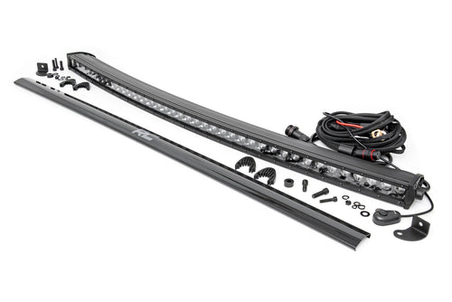 40 Inch LED Serie Negro Light Bar | Curvo | Single Row